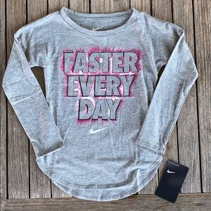 Nike Long Sleeve T-Shirt Faster Every Day NWT